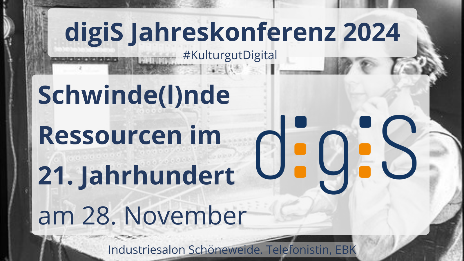 Save the Date: digiS Jahreskonferenz am 28.11.2024
